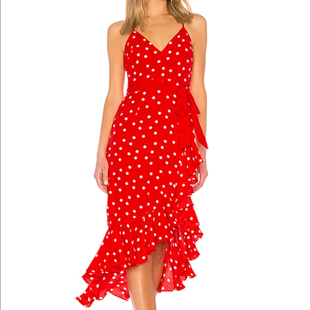 Small polka dot dress lovers and friends
